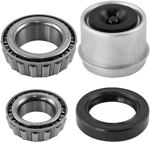 10" x 2-1/4" Trailer Brake Hub Drum Kit 5 on 4.5" for 3500 lb Axles, 5 Bolt 1/2"-20, Replacement Assembly L68149/L44649, 22001K 008-247-05 84546 in Kuwait