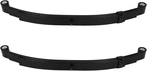 OCPTY Pair of Trailer Leaf Spring 3 Leaf 25-1/8" Double Eye Leaf Springs for 1750-3500 LB Trailer Axle 1.9" / 48mm, 4.33" / 110mm Free Open of Leaf Spring, Replace for SW3B in Kuwait