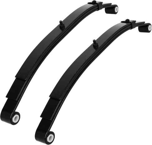 OCPTY Pair of Trailer Leaf Spring 3 Leaf 25-1/8" Double Eye Leaf Springs for 1750-3500 LB Trailer Axle 1.9" / 48mm, 4.33" / 110mm Free Open of Leaf Spring, Replace for SW3B in Kuwait