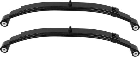 OCPTY Pair of Trailer Leaf Spring 3 Leaf 25-1/8" Double Eye Leaf Springs for 1750-3500 LB Trailer Axle 1.9" / 48mm, 4.33" / 110mm Free Open of Leaf Spring, Replace for SW3B in Kuwait