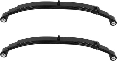 OCPTY Pair of Trailer Leaf Spring 3 Leaf 25-1/8" Double Eye Leaf Springs for 1750-3500 LB Trailer Axle 1.9" / 48mm, 4.33" / 110mm Free Open of Leaf Spring, Replace for SW3B in Kuwait