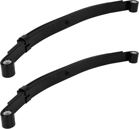 OCPTY Pair of Trailer Leaf Spring 3 Leaf 25-1/8" Double Eye Leaf Springs for 1750-3500 LB Trailer Axle 1.9" / 48mm, 4.33" / 110mm Free Open of Leaf Spring, Replace for SW3B in Kuwait