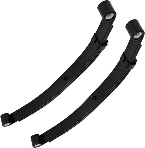 OCPTY Pair of Trailer Leaf Spring 3 Leaf 25-1/8" Double Eye Leaf Springs for 1750-3500 LB Trailer Axle 1.9" / 48mm, 4.33" / 110mm Free Open of Leaf Spring, Replace for SW3B in Kuwait