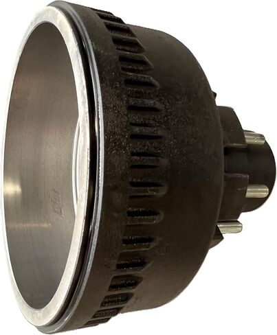 M-Parts for Dexter Trailer Hub and Drum Assembly for Heavy Duty 10000 10K Axles - 8 on 6-1/2 - Oil Bath, 4" Brakes, Fits Bearings 395S Inner / 387A Outer. 9-27 8-214-5 Fits Bearings 395S / 387A in Saudi Arabia