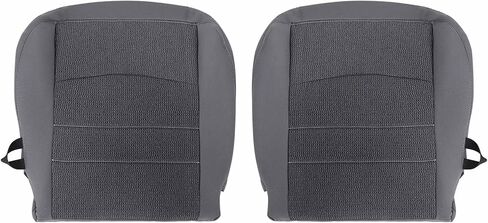 FZJDSD Gray Driver & Passenger Side Bottom Replacement Cloth Seat Covers Compatible with Dodge Ram 1500 2500 3500 2013 2014 2015 2016 2017 2018 in Kuwait