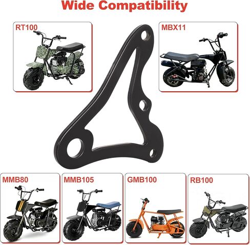 RUTU Mini Bike Hydraulic Brake Caliper Bracket Kit Compatible with Monster Mega Moto MM-B80 80cc MM-B105 105cc FRP GMB100 Coleman RB100 Realtree RT100 Mini Bikes in Kuwait