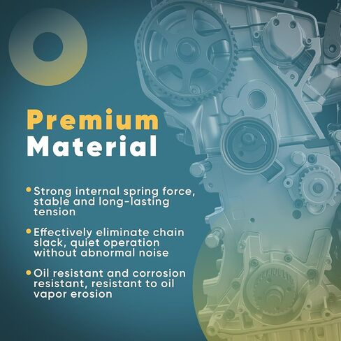 06B115130C Oil Pump Timing Chain Tensioner 2.0T STD 06B115130 Compatible with AUDI A1 A3 A4 A6 VW GOLF JETTA PASSAT POLO BORA EOS BEETLE TOURAN SCIROCCO 06B115130A in Saudi Arabia