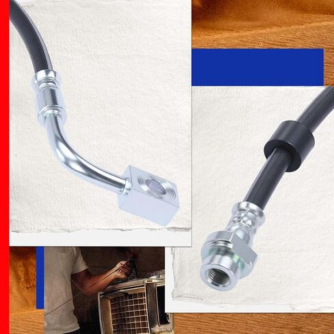 JC Whitney JFBAJCWBHH00136 خرطوم هيدروليكي للفرامل الأمامية اليمنى - متوافق مع دودج جورني 2009-2020 in Kuwait