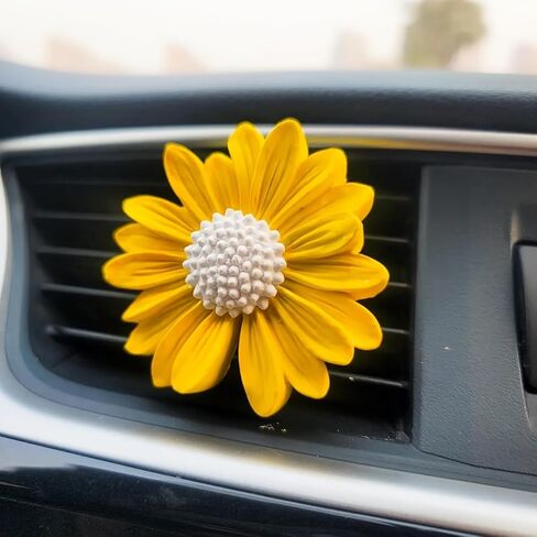 Set of 4 Daisy Silicone Molds for DIY Handmade Soap Candle Aromatherapy Car Diffuser Soft Easy Release Easy to Clean in Saudi Arabia