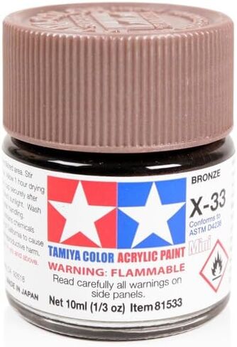 TAMIYA Acrylic Mini X33 Metallic Bronze TAM81533 Plastics Paint Acrylic in Kuwait