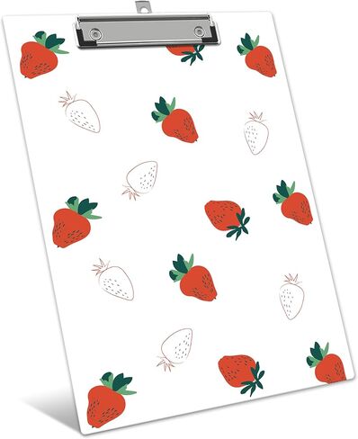 Boho Clipboard, Cute ClipBoards with Low Profile Clip for Teachers Students, Floral Decorative ClipBoards Suitable for School Office, 12.6 x 9 Inch Size - C01 in Saudi Arabia
