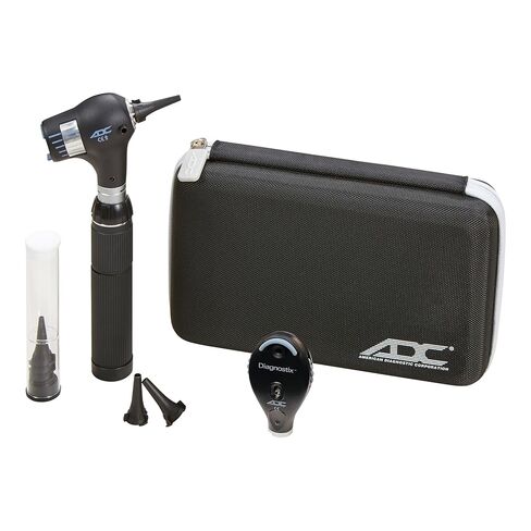 ADC 5480L Diagnostix Portable Diagnostic Set with PMV Otoscope and Coax Ophthalmoscope, LED Lamps, Hard Case, 3.5V in Saudi Arabia