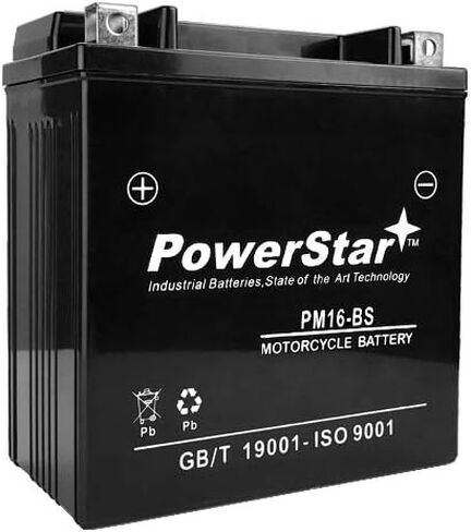 بطارية PowerStar مختومة AGM تحل محل UTX16-1 YTX16-BS-1 FTH16-BS-1-12V 14AH 230CCA in Kuwait