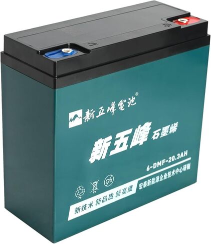 12V 20Ah 6-DMF-20.3 6-DZM-20 6-DZF-20 Battery For Electric Scooter ATV Quad Buggy Go Kart in Kuwait