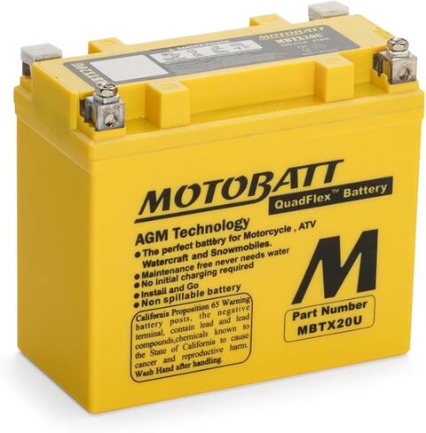 استبدال بطارية SuperATV Motobatt لـ 2011-2020 Can-Am Commander 800/1000 | 2021+ 1000R DPS | 2021+ Can-Am Commander 1000RXT | انظر الوصف للإعداد in Kuwait