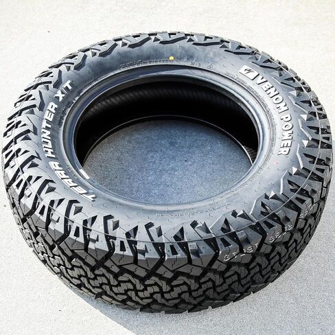 Venom Power Terra Hunter X/T 2 Truck/SUV All-Terrain Mud Off-Road Radial Tire-215/65R16 215/65/16 215/65-16 102H نطاق التحميل XL 4-Ply RWL أحرف بيضاء مرتفعة in Kuwait