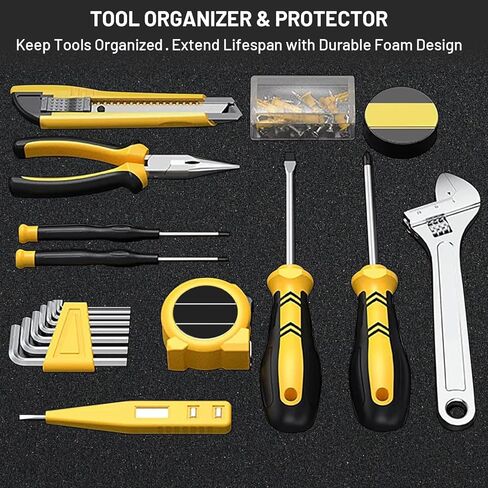 Dual-Thickness Case Foam Insert Kit (2PCS 16x12x2" + 2PCS 16x12x0.4") - Pick and Pluck Protective Layer for Tool Drawers, Game Cases & Collectible Organizers in Kuwait