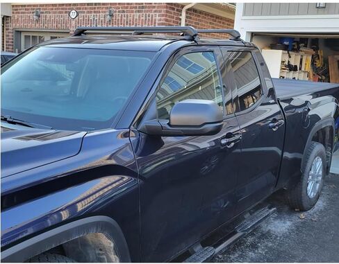 Lockable Roof Racks Cross Bars Fits for Toyota Tundra 2022-2026 Without Roof Side Rails, Anti-Rust/Theft Aluminum Roof Rails Crossbars Cargo Luggage Rack Carrier Rooftop Cargo Bike,Black in Saudi Arabia