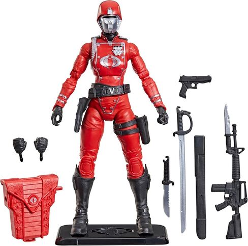 جي. سلسلة Joe Classified Series Retro Cardback Crimson Guard، شخصية عمل قابلة للتجميع مقاس 6 بوصات مع 10 ملحقات in Kuwait