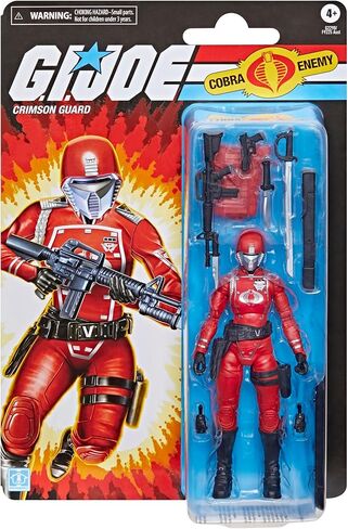 جي. سلسلة Joe Classified Series Retro Cardback Crimson Guard، شخصية عمل قابلة للتجميع مقاس 6 بوصات مع 10 ملحقات in Kuwait