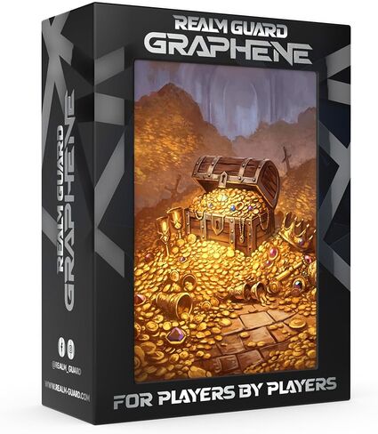 Graphene -100ct Textured Matte TCG/MTG Card Art Sleeves (Treasure Chest) in Saudi Arabia