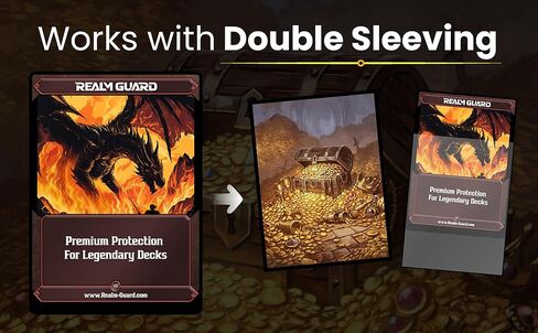 Graphene -100ct Textured Matte TCG/MTG Card Art Sleeves (Treasure Chest) in Saudi Arabia