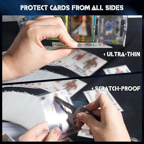 3000 Count Soft Clear Card Sleeves - Penny Sleeves for Trading Cards, Standard Size 2.5" x 3.5", Archival Safe Protectors Compatible with MTG, TCG, PKM, Baseball, Football & Sports Cards in Kuwait