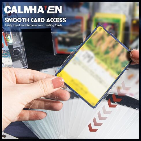 3000 Count Soft Clear Card Sleeves - Penny Sleeves for Trading Cards, Standard Size 2.5" x 3.5", Archival Safe Protectors Compatible with MTG, TCG, PKM, Baseball, Football & Sports Cards in Kuwait