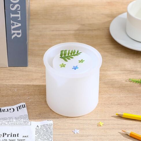 1pc Silicone Pen Holder Mold DIY Pencil Holder Mold Resin Craft Silicone for Desk Organizer in Kuwait