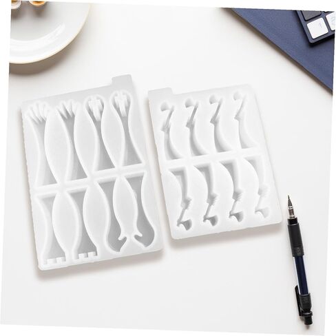 3D Chess Pieces Silicone Mold for DIY Epoxy Resin Casting, International Chess Piece Mould Tray, Non-Toxic Silicone for Crafting Art Supplies in Kuwait