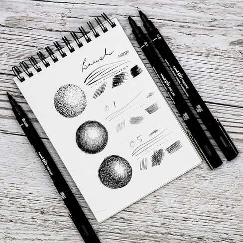 Uni Pin Uni-Ball Pin Drawing Pen Fineliner Ultra Fine Line Marker 0.4Mm Black Ink - [Pack Of 3] in Saudi Arabia