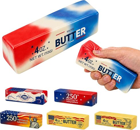 Butter Squishy Slow Rising Squeeze Toy, Soft Squishy Butter Stick, Realistic Food Sensory Fidget Toy for Stress & Anxiety Relief, Squeeze Ball for Office Decor, Party Favors Gifts in Saudi Arabia