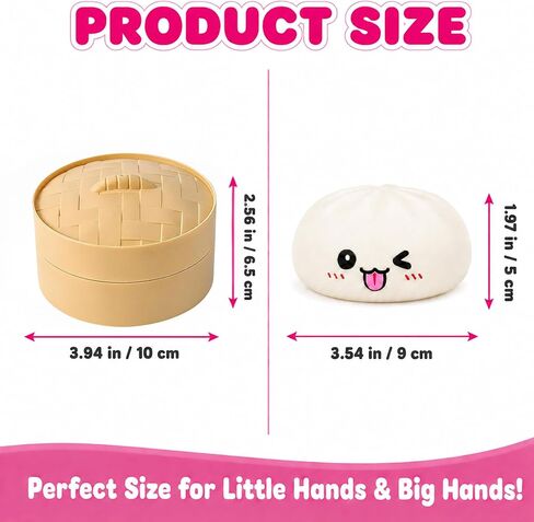 2PCS Dumpling Squishy Mystery Box, Squishy Toys, Viral Dumpling Toy, Stocking Basket Stuffers for Kids, Christmas Party Favors for Boy Girl, Stress Relief for Children Adult Squeeze Toys in Saudi Arabia