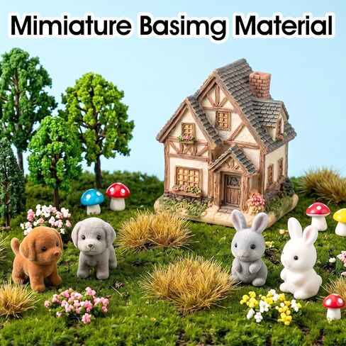 32Pcs Static Grass Bushy Tufts Lowland Shrubs Model Kit, Tuft Terrain Models Kit for Train Landscape Railroad Scenery Sand Layout Model Miniature Bases and Dioramas in Saudi Arabia