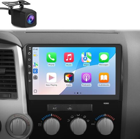 Android 13 Car Radio Stereo for Toyota Tundra 2007-2013 Toyota Sequoia 2008-2018 with 2G RAM 64G ROM Wireless Carplay Android Auto, 10-inch Touch Screen Head Unit, GPS Bluetooth in Saudi Arabia