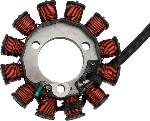 Magneto Stator 12 Coil Corrosion and Moisture Resistance Electric Motor Stator Replacement Par Compatible with 2008-2015 CBF125 Motorcycle OEM 31120-KWF-941 in Saudi Arabia