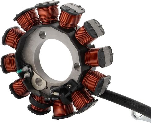 Magneto Stator 12 Coil Corrosion and Moisture Resistance Electric Motor Stator Replacement Par Compatible with 2008-2015 CBF125 Motorcycle OEM 31120-KWF-941 in Saudi Arabia