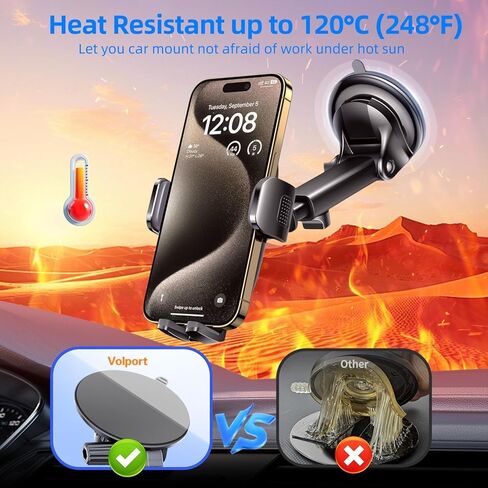 Sticky Adhesive Pads Replacement Mounting Tape 4 Pcs, Dashboard Pad Mounting Disk Adhesive Replacement Kit, Double-Sided Stickers for Suction Cup Dashboard Phone Holder ((2'' Circles)) in Saudi Arabia