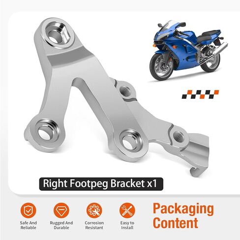قوس القدم الأيمن لكاواساكي نينجا ZX-6R ZX600 نينجا ZX-9R ZX900 1998-2003 ZZR 600 2005-2008 35011-1875 in Kuwait