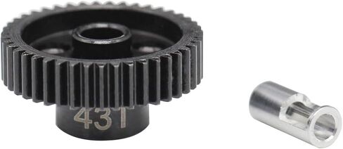 Hot Racing NSG843 43t Steel 48p Pinion Gear 5mm & 1/8 in Kuwait