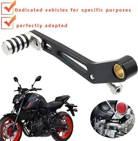 ذراع نقل الحركة القابل للتعديل لـ MT-07 MT07 2020-2024 XSR700 2021-2024 - ناقل الحركة للدراجات النارية المصنوع من الألومنيوم باستخدام الحاسب الآلي مع مجموعة التركيب، وضع ركوب متين ومريح in Kuwait
