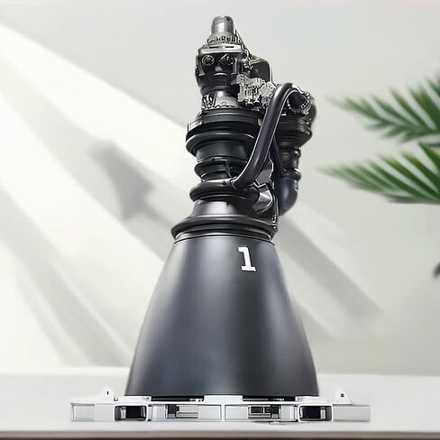 BiKiBao Spacex Starship Engine Model Falon 9 Rocket Engine Metal Static Model Display Toy Space Gift for Spacer 7in Metal Component Raptor Engine in Saudi Arabia