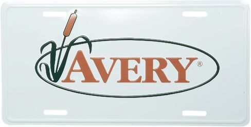 لوحة ترخيص Avery - لوحة صيد معدنية متينة مقاومة للطقس وسهلة التركيب للشاحنات والمقطورات وسيارات الدفع الرباعي وUTVs وعلامة السيارة ذات الحجم القياسي in Kuwait