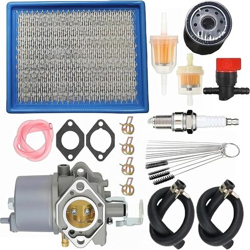 FE350 Carburetor Replacement for Club Car Golf Cart - Complete Kit Compatible with Precedent/Turf/Carryall (1996-UP) Kawasaki Engine, Includes Air Filter #1015426 & Oil Filter #49065-207 in Saudi Arabia