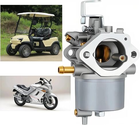 FE350 Carburetor Replacement for Club Car Golf Cart - Complete Kit Compatible with Precedent/Turf/Carryall (1996-UP) Kawasaki Engine, Includes Air Filter #1015426 & Oil Filter #49065-207 in Saudi Arabia