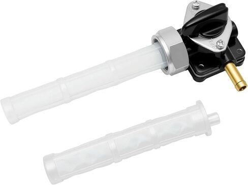 61338-02 صمام الوقود بيتكوك مخرج يسار 22 مم متوافق مع Harley FLSTF FXDL FLST FLHT FXSTB FXST FLHR 2002-2006 نظام فراغ بيتكوك، جزء بديل لـ 6133802 61338-02 in Kuwait