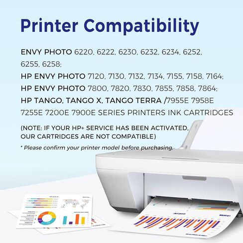 TOKYOINK 64XL Ink Cartridge Remanufactured for HP Ink 64 XL for HP 64XL Ink Cartridge Combo Pack HP64 Work with Printer Envy Photo 7855 7858 7155 7158 7900 7800 6255 6258 Tango X Terra (2 Pack) in Saudi Arabia