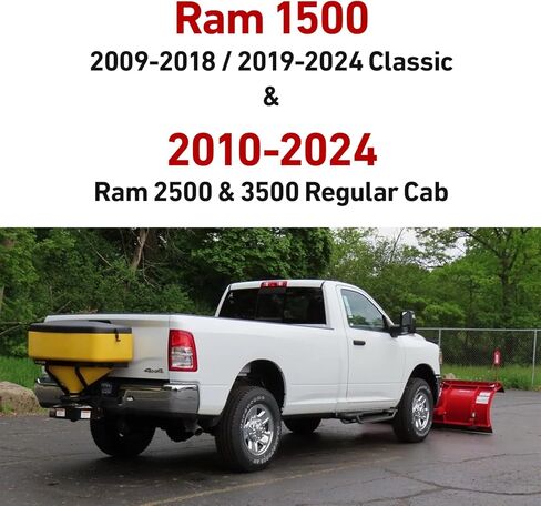 قضبان جانبية منسدلة للأسفل متوافقة مع 2009-2018 دودج رام 1500 و2019-2024 دودج رام 1500 كلاسيك و2010-2024 دودج رام 2500 و3500 كابينة عادية in Kuwait