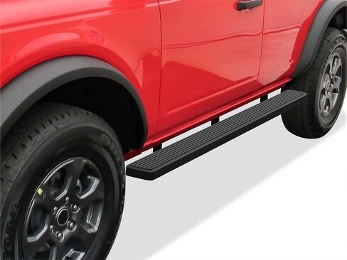 Tuxtreme Running Boards 5 inches Matte Black Compatible with Ford Bronco 2021-2026 Sport Utility 4-Door Stainless Steel (Side Steps Side Bars) in Kuwait
