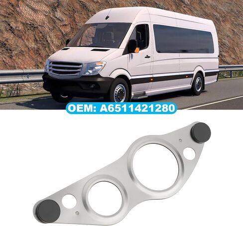 ECSiNG Car Exhaust Manifold Gasket A6511421280 Compatible with Mercedes-Benz Sprinter Euro 5 2010+ in Kuwait